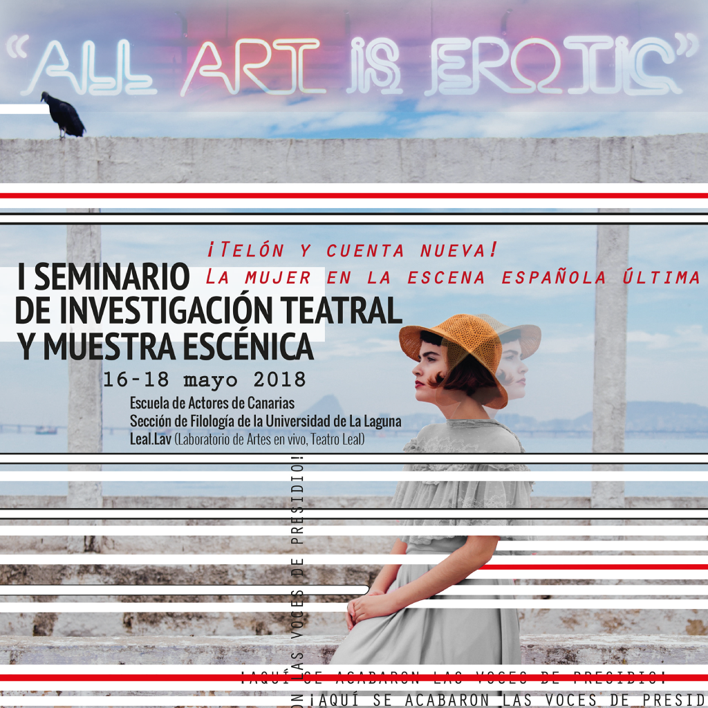 Proyecto - Cartel I Seminario de Investigación Teatral y Muestra Escénica